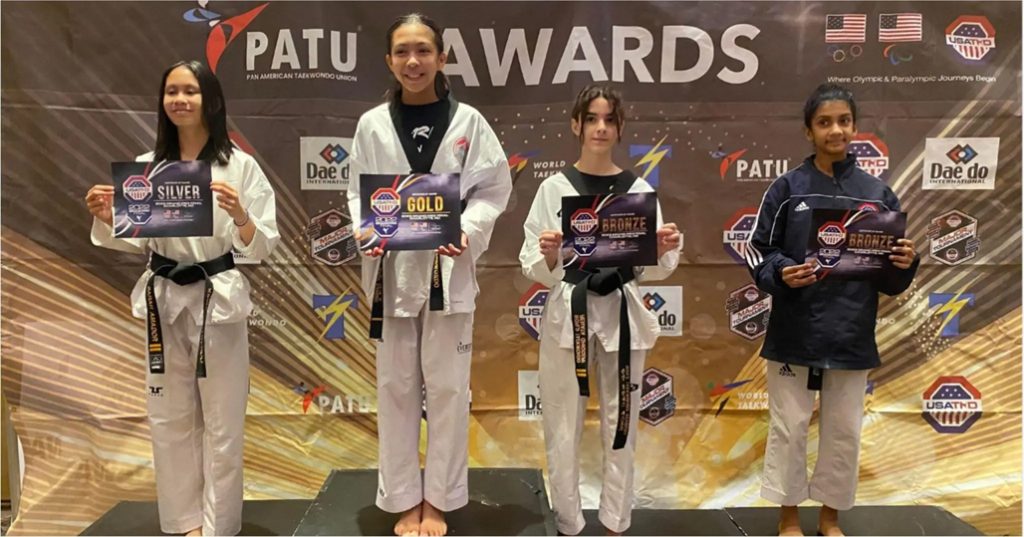 Halo Canejo of Michigan, an Everest Taekwondo competitor, took home the Gold Medal at the Grand Prix.