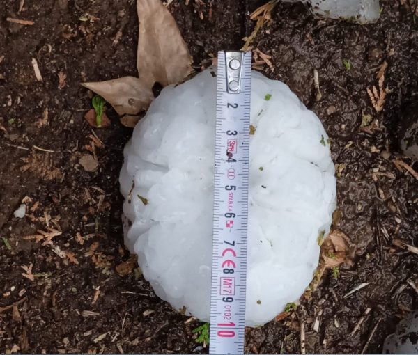 Spain faces wrath of sky with giant hailstones