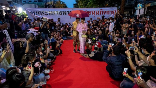 Activist in Thailand sent to two years in jail for dressing like queen