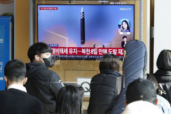 North Korea fires missile after announcing ‘fiercer’ response to US and allies