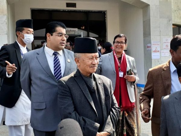 Presidential Voting in Kathmandu; Paudel and Nembang at polling station (photo feature)