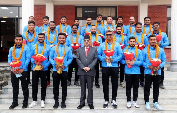 Nepal Government to award cash prizes of Rs. 3 Lakh each to National Cricket Team