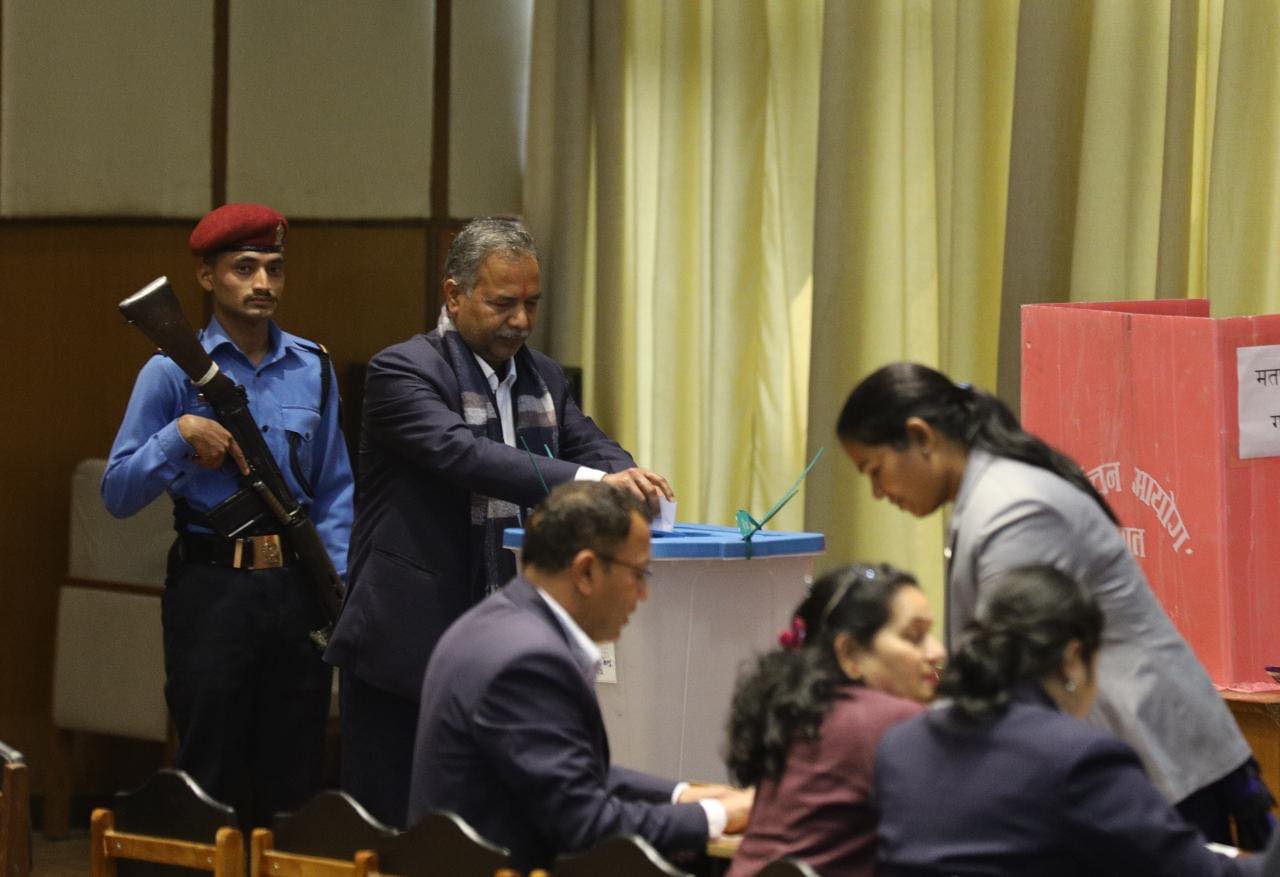 Vice Presidential voting in Kathmandu (Photo feature)