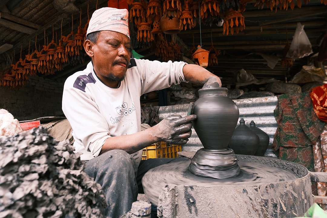Pottery Square in Bhaktapur (Photos)