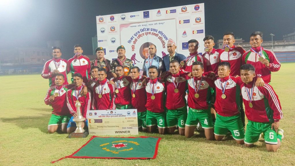 Army Club retains title of “National Men’s Hockey Championship” for second year in a row.