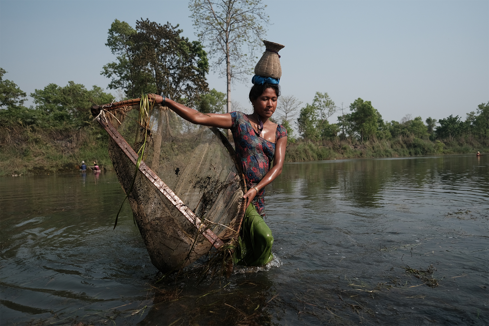Bardiya’s Tharu women embrace traditional fishing culture to beat the heat (photo essay)