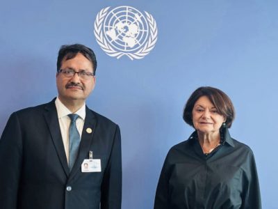 Foreign Minister Saud meets with UN USG DiCarlo