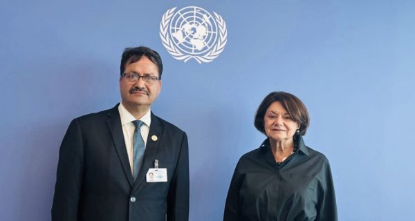 Foreign Minister Saud meets with UN USG DiCarlo