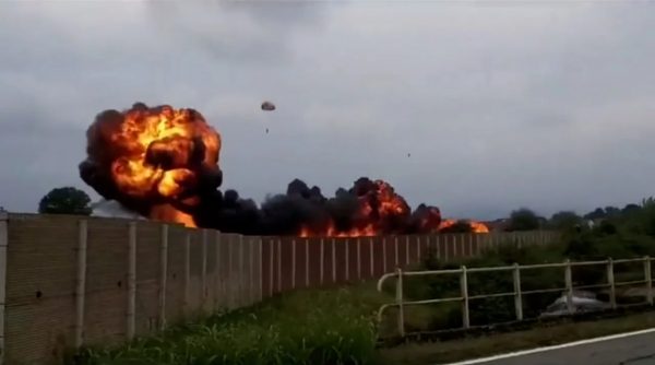 Tragic Crash: Italian Air Force Jet Kills Child in Fiery Accident