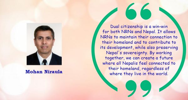 Dual Citizenship for Non-Resident Nepalis : Strengthening Bonds and, Building Bridges