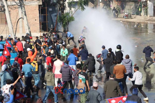 Clash Erupts in Balkhu Between CPN-UML Youth Union and Durga Prasai Group