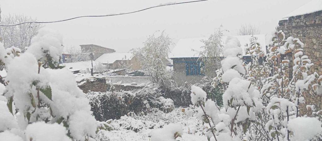 Snowfall Blankets Northern Gorkha, Bringing Challenges and Benefits