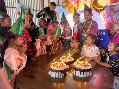 Heartwarming Celebration: Bhutanese Refugee Children Receive Surprise Birthday Gifts Online
