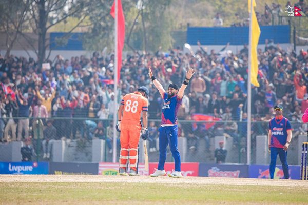 Nepal Clinches Convincing Victory over Netherlands in ICC Cricket World Cup League-2