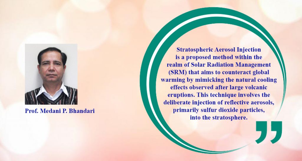 Concept and Concerns of Solar Radiation Management (SRM)