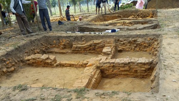 Ancient Structures Dating Back 2,200 Years Unearthed in Kichkavadh, Bhadrapur Municipality
