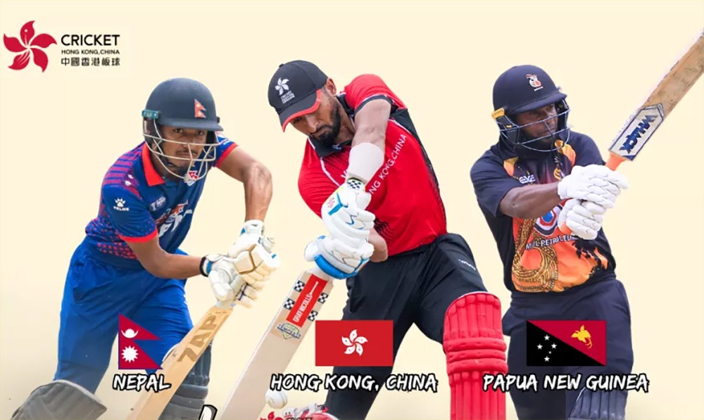 Nepal Set to Compete in T20 Triangular Series in Hong Kong