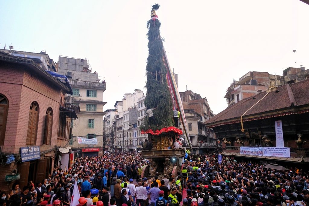 Seto Machhindranath Rath Jatra Unfolds in Kathmandu with Traditional Splendor