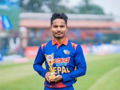 Rohit Paudel Shines as Player of the Series in T20 Series Against West Indies A