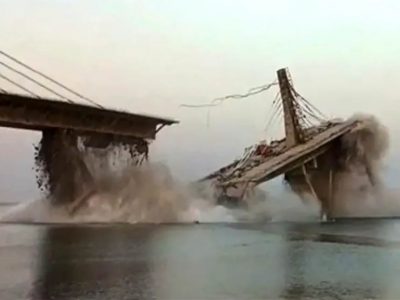 Bridge Under Construction Collapses in Motihari, Bihar for the Third Time in a Week
