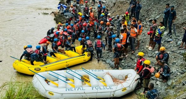 Search Continues for Missing Buses and Passengers in Trishuli River