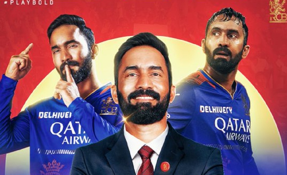 Dinesh Karthik Appointed as Batting Coach and Mentor for Royal Challengers Bangalore