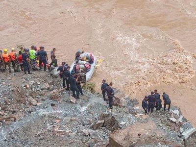 Bodies of Missing Bus Driver and Co-Driver Found in Trishuli River
