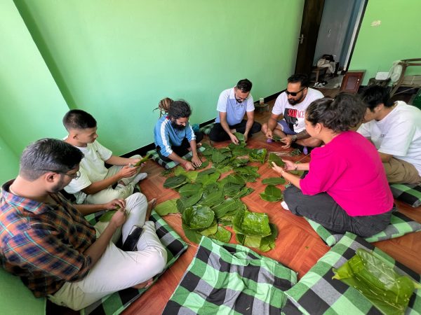 From Handcrafted Plates to Hand-Grinded Food: Patan Youths Feed Homeless Dogs on ‘Green Saturday’