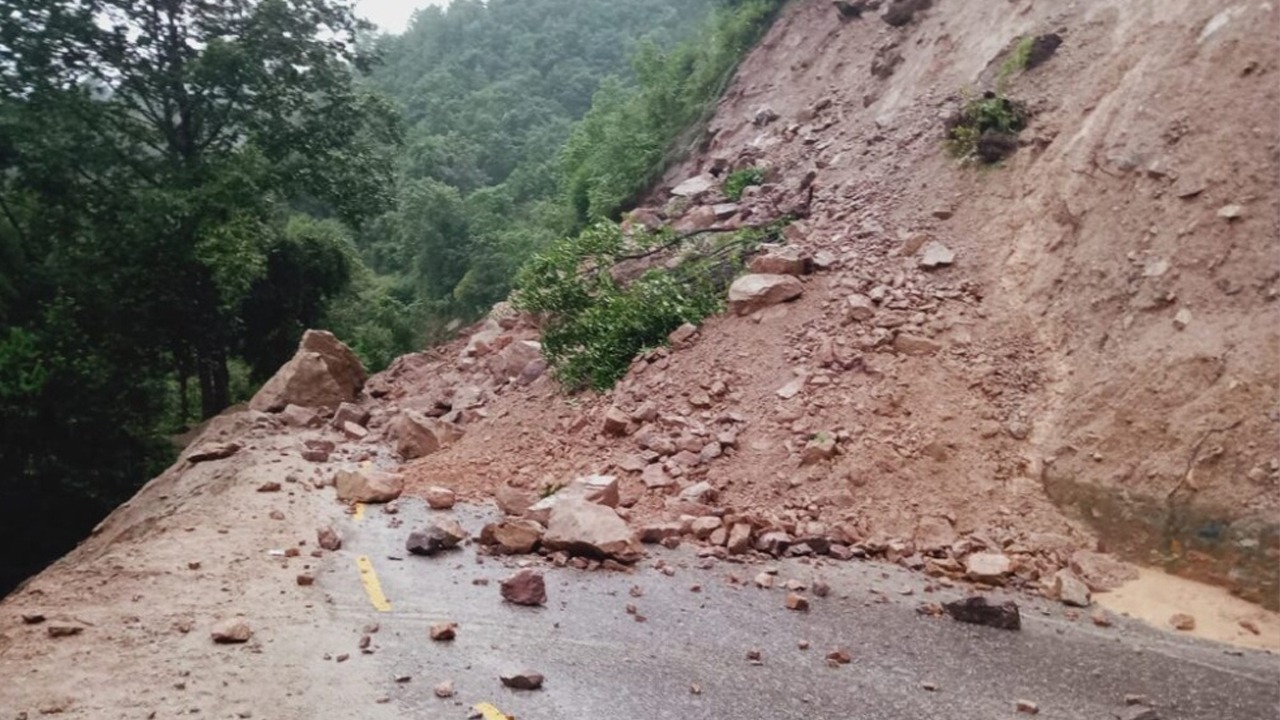 Kaligandaki Corridor Blocked Again Due to Heavy Rainfall