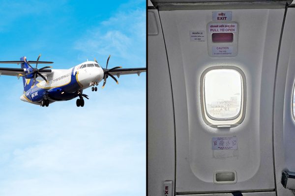 Passenger Opens Emergency Door on Buddha Air Flight from Biratnagar to Janakpur