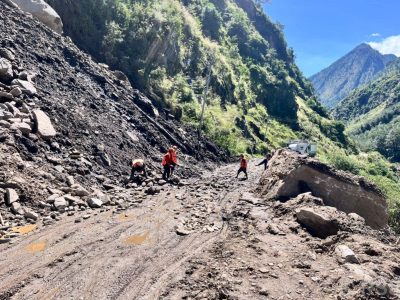 Syafrubensi-Rasuwagadhi Highway Reopens After Landslide Clearance in Rasuwa