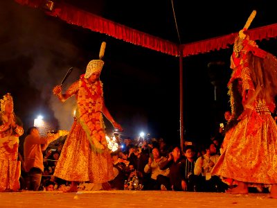 Patan’s Iconic Kartik Naach Concludes with Narasimha Defeating Hiranyakashipu at Durbar Premise