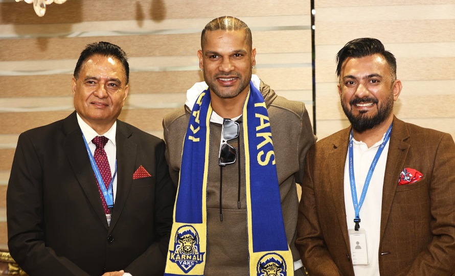 Indian Cricketer Shikhar Dhawan Arrives in Nepal for NPL