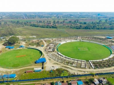 Construction Progresses at Gautam Buddha International Cricket Stadium