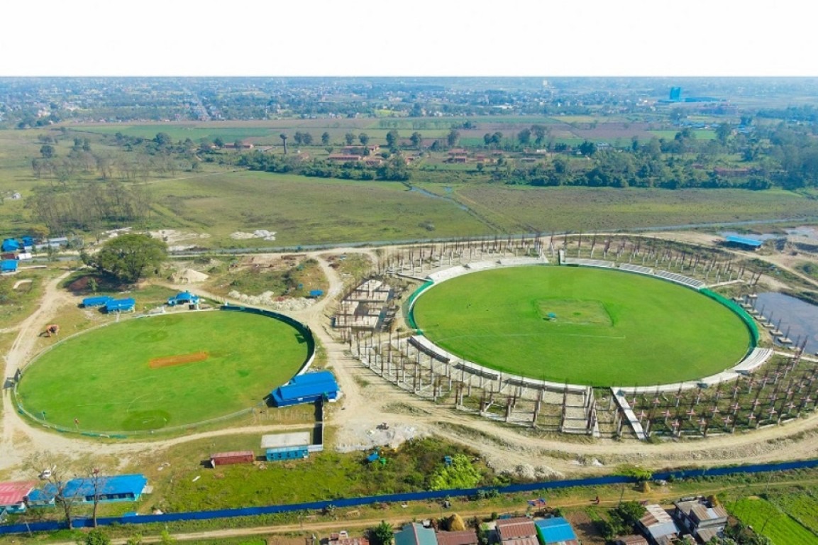 Construction Progresses at Gautam Buddha International Cricket Stadium