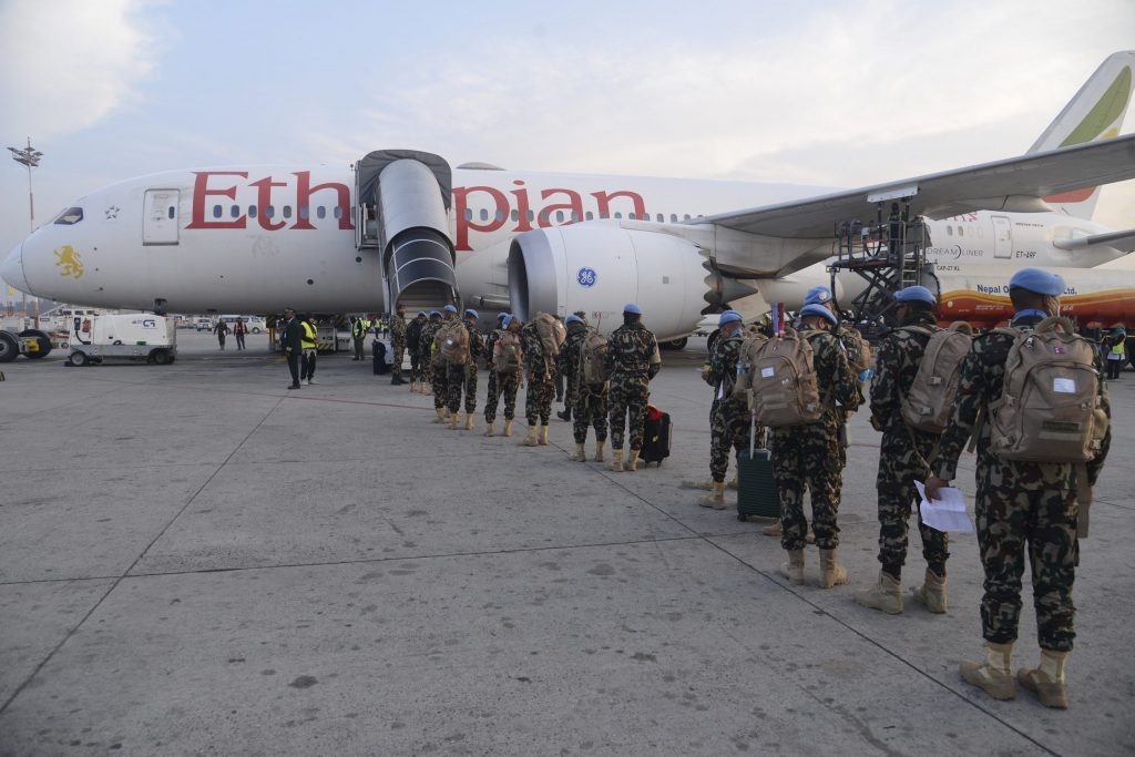 Nepali Peacekeepers Rotated in Central African Mission