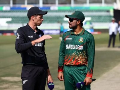 New Zealand Wins Toss, Elects to Bat Against Bangladesh in Champions Trophy