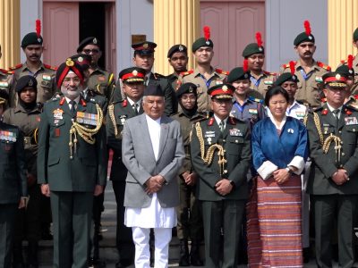 NCC Delegation from India, Bhutan, and Maldives Meets President Poudel