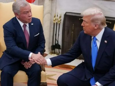 Trump, King Abdullah Discuss Gaza Control and Palestinian Settlement