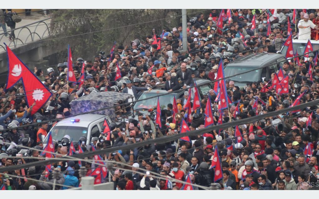 Former King Gyanendra Shah Returns to Kathmandu After Western Nepal Visit