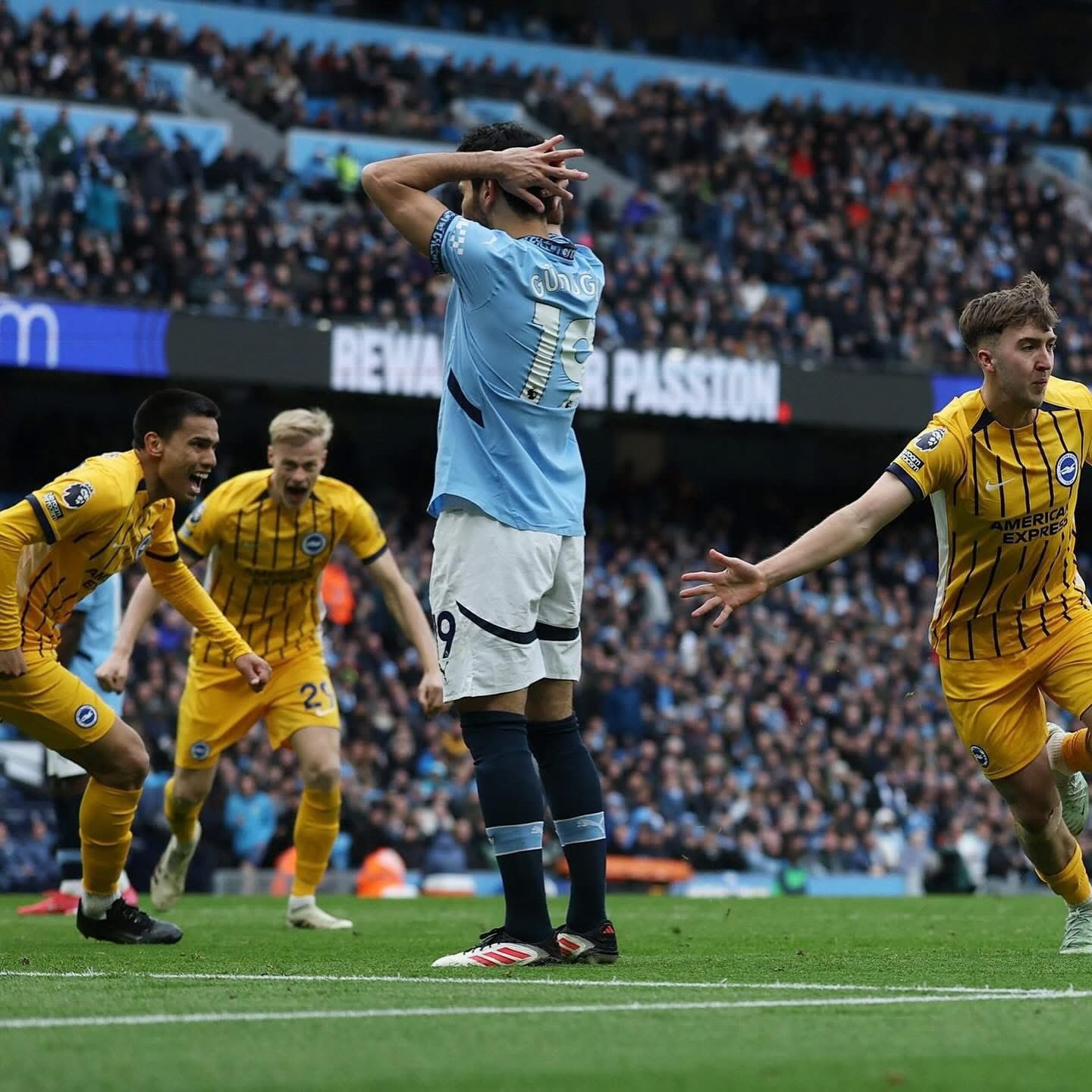 Manchester City Held to 2-2 Draw by Brighton in Premier League Clash