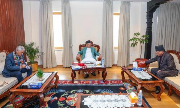 PM Oli, Major Party Leaders Discuss Growing Monarchist Movement