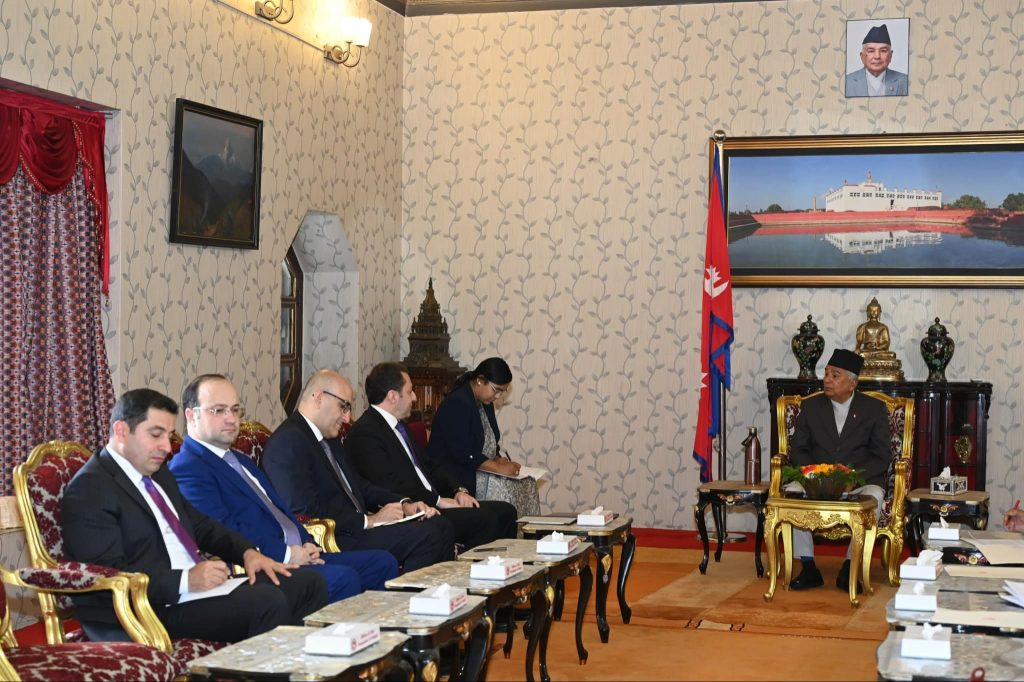 Azerbaijani Deputy Foreign Minister Meets President Poudel