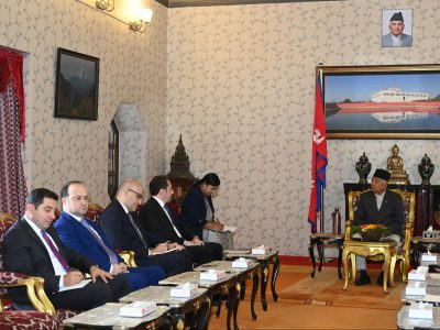 Azerbaijani Deputy Foreign Minister Meets President Poudel