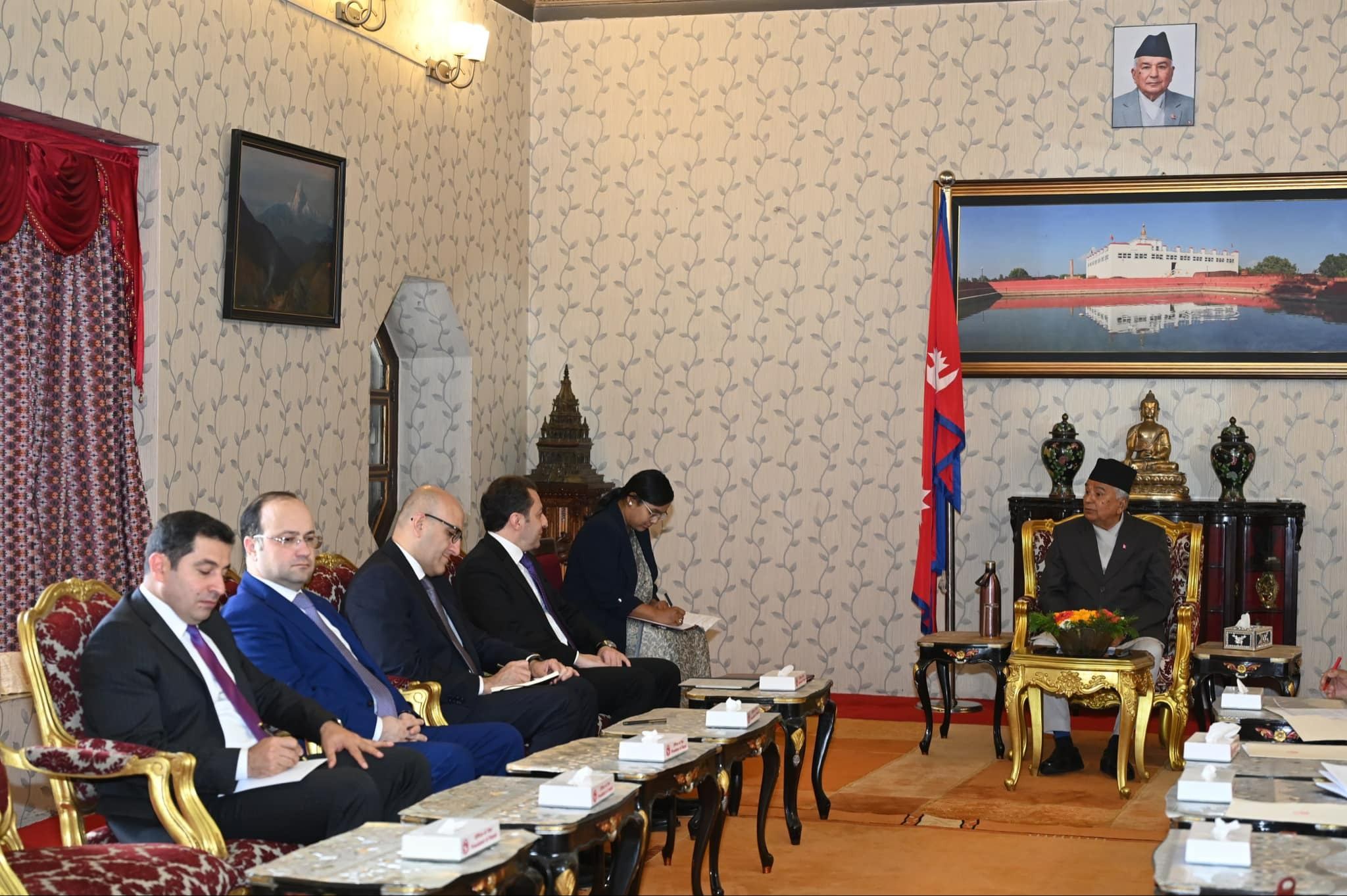 Azerbaijani Deputy Foreign Minister Meets President Poudel