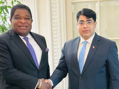 ISC Secretary General Ek Nath Dhakal Holds Talks with IPU Secretary General Martin Chungong