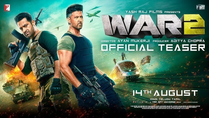 ‘War 2’ Teaser Released: Hrithik Roshan and Jr. NTR Set for an Epic Clash