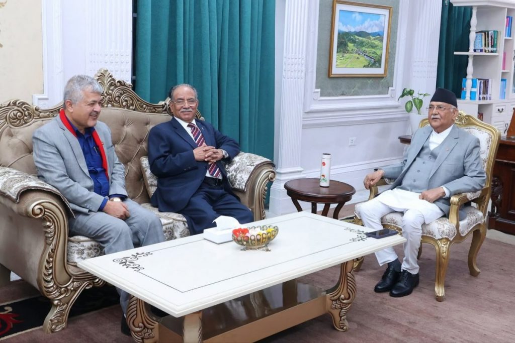 Truth Commission Issue Discussed Between PM Oli and Prachanda: Barshaman Pun