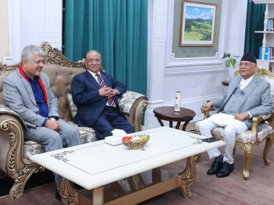 Truth Commission Issue Discussed Between PM Oli and Prachanda: Barshaman Pun
