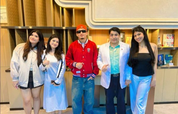 MP Dhakal Meets Hip-Hop Star Jamesy